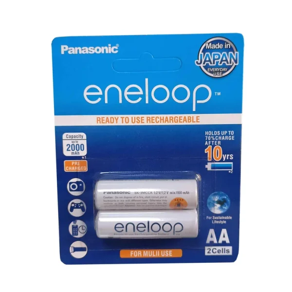 باتری قلمی قابل شارژ پاناسونیک مدل ENELOOP