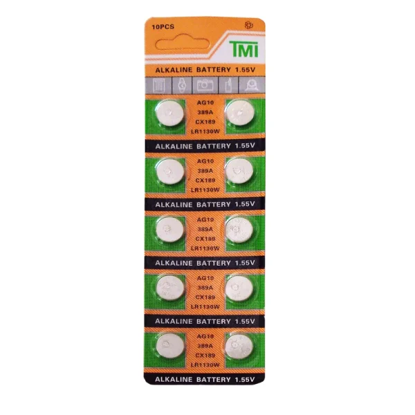 باتری ساعتیTMI مدل AG10-389A-CX189-LR1130W