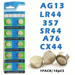 باتری ساعتی مدل AG13-357A-CX44-LR44W