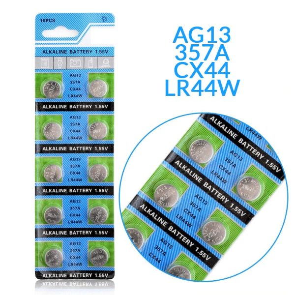 باتری ساعتی مدل 357A-LR44W-AG13A-G13