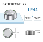 باتری ساعتی مدل 357A-LR44W-AG13A-G13