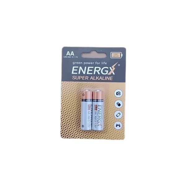 باتری قلمی سوپر آلكالاين ENERGXپک 2 عددی