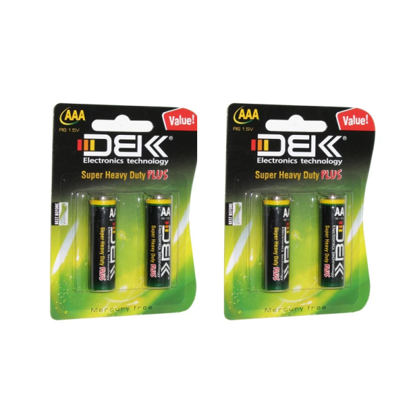 باتری نیم قلمی DBK مدل Super Heavy Duty Plus بسته 4 عددی