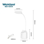 چراغ مطالعه ویداسی مدل شارژی WD_6059