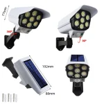 پرژکتور خورشیدی طرح دوربین مداربسته مدل Pr-Cam - تصویر 3