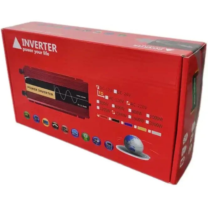 اینورتر 1500 وات مدل power inverter اینورتر 1500 وات مدل power inverter
